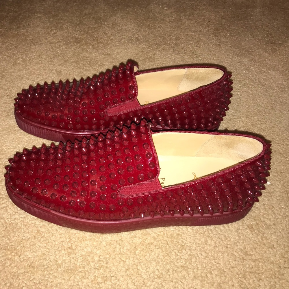 Christian Louboutin men’s slides worn twice